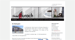Desktop Screenshot of hotel-aurach.de